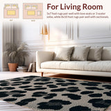 Modern Dark Grey Leopard Print(Black)