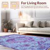 Artful Distressed Symmetrical Elements(Blue)