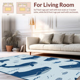 Adorable Coastal Wildlife Patterning(Blue)