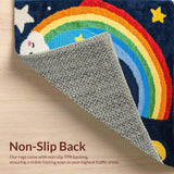 Cute Shaggy Bathroom Area Mat(Blue)