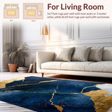 Luxe Marble Effect Decorative(Blue)