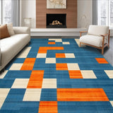 Abstract Multicolor Patterned Elegance(Blue)