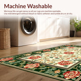 Contemporary Symmetrical Floral Elements(White)