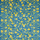 Rustic Blue Floral Elegance(Blue)