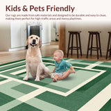 Modern Clean Symmetrical Checkers(Green)