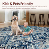 Artful Minimalist Patterned Surface(Blue)