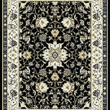 Sophisticated Floral Patterned(Black)