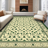 Artisan Trellis with Ornate Scrollwork and Contemporary Border(Beige)