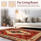 Stylish Earthy Abstract Arrangements(Red)