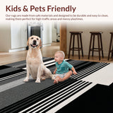 Contemporary Bold Linear Design(Black)