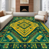 Vibrant Rustic Geometric Touch(Green)