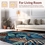Elegant Botanical Tiled Aesthetic(Blue)