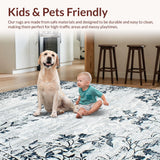 Artistic Abstract Floral Motif(Gray)