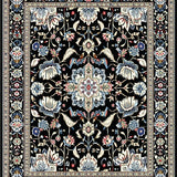 Contemporary Dark Floral Aesthetic(Black)