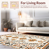 Tribal Earthy Diamond Motif(Beige)