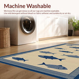 Artistic Abstract Fish(Beige)