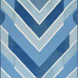 Vibrant Coastal Inspired Geometric Motif(Blue)