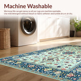 Vintage Floral Medallion Delight(Blue)