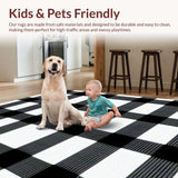 Rustic Black and White Lattice(Black)