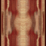Bold Tiled Design in Warm Hues(Red)