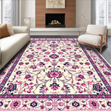 Vibrant Pastel Floral Embellishments(Beige)
