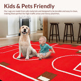 Contemporary Playful Sports Imagery(Red)