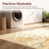 Beautiful Lightweight Entry with Subtle Beige Floral(Beige)