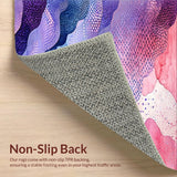 Colorful Watercolor Fishtail Motif(Purple)