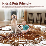 Faux Sika Deer Hide Accent(Brown)