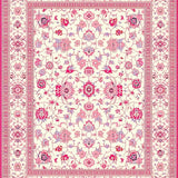 Sophisticated Digitally Printed Florals(Ivory)