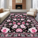 Dynamic Floral Geometry Theme(Black)