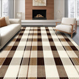 Fringed Neutral Entryway Durable Area(Beige)