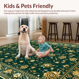 Artful Vintage Swirl Design in Tan(Green)