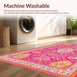 Artisan Crafted Color Block Design(Pink)