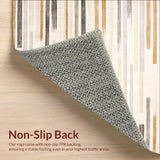 Artisan Crafted Linear Beige Area(Beige)