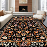 Transitional Cozy Floral Elements(Black)