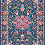 Whimsical Colorful Ogee(Blue)