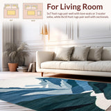 Minimalist Cool Toned Landscape Design(Blue)