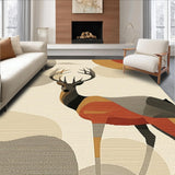 Artistic Sika Deer Textural Element(Beige)
