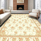 Elegant Curvilinear Floral Flourish(Beige)