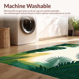Vibrant Tropical Leaf Motif(Green)