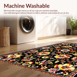Contemporary Bold Floral Palette(Black)