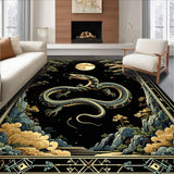 Chic Witchy Serpent Illustration(Black)