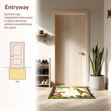 Enchanting Woodland Beige with Lively Animal(Beige)