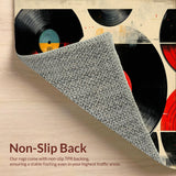 Music Theme Black Round Accent(Red)
