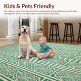 Modern Earthy Geometric Flair(Green)