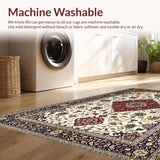 Elegant Floral Medallion Design(Ivory)