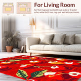 Dynamic Rustic Red Blossom Flair(Red)