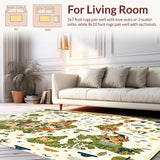 Adventure Time World Atlas Circle for Kids Play and Learn Sessions(Green)