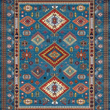 Vibrant Floral Patterned Delight(Blue)